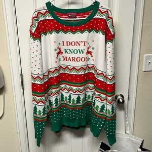 Mens 4XL Ugly Christmas Sweater